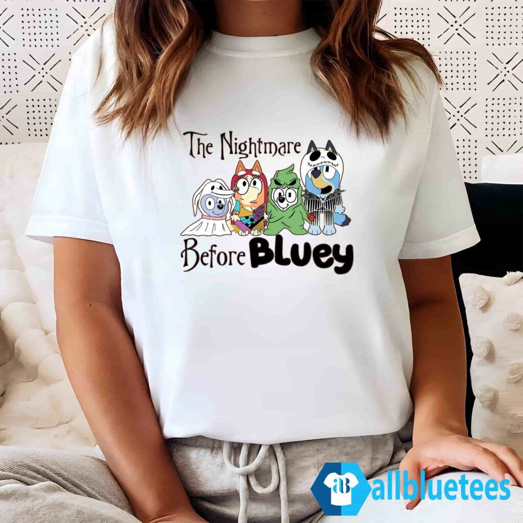 The Nightmare Before Bluey Halloween T-Shirt